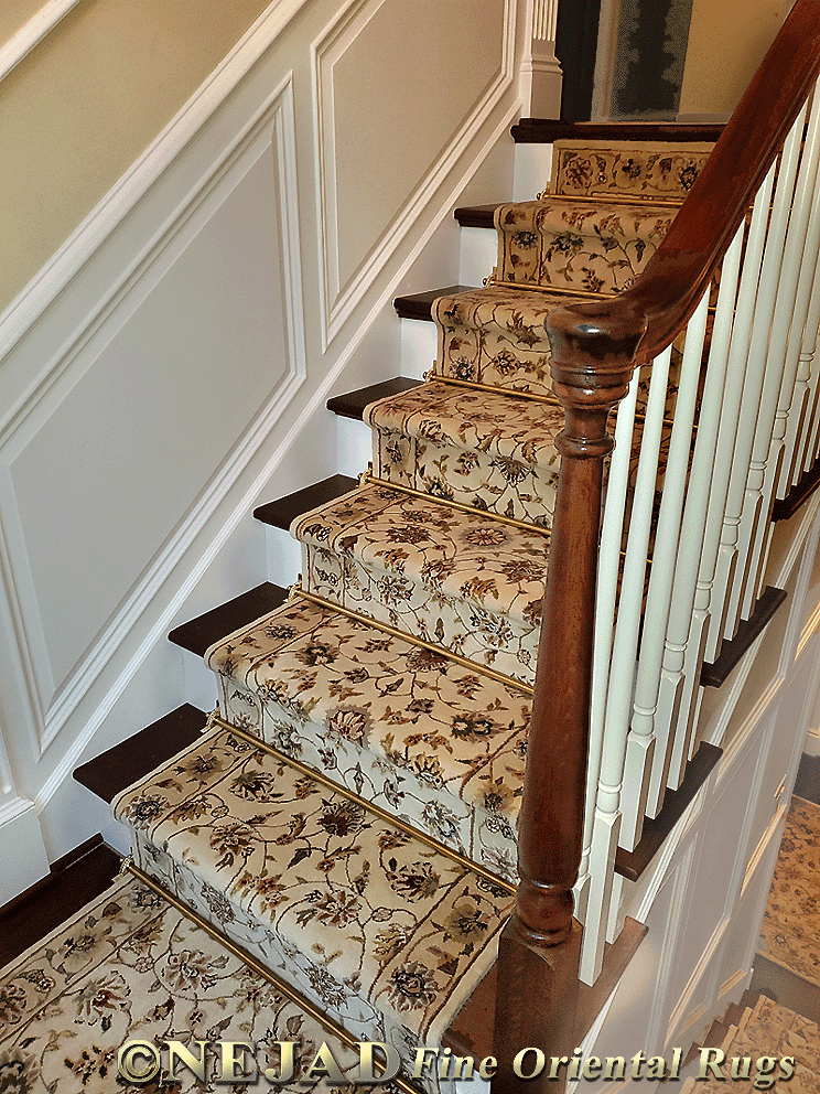 Nejad Stair Runner in Delaware County estate home