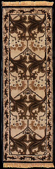 9511TPBK Arts & Crafts area rug runner