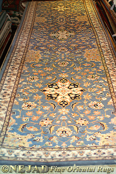 Tabriz Design Wool & Silk Runner