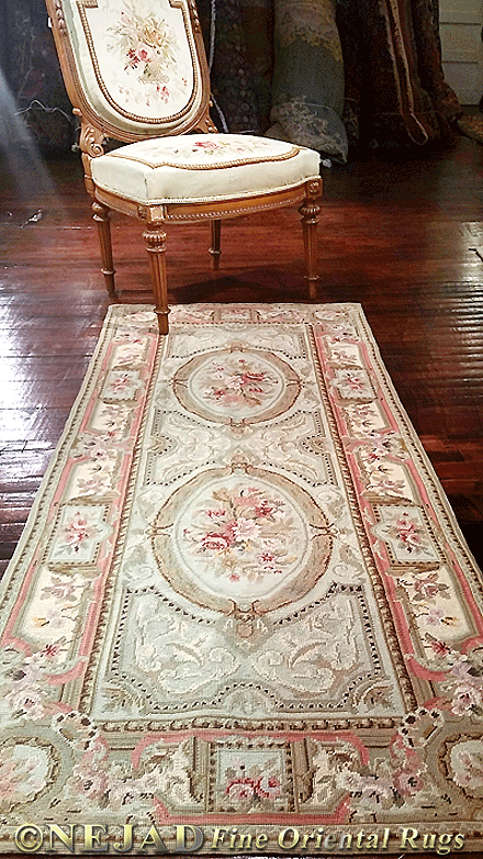 Nejad's Elegant Versailles French Aubusson Runner