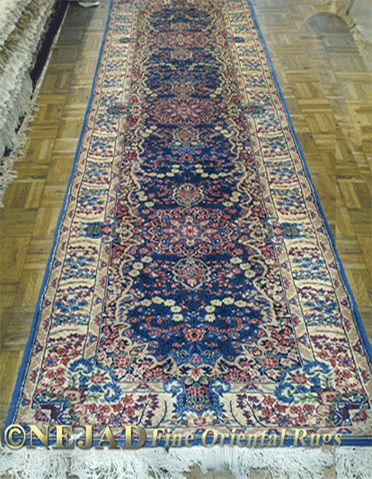 Tabriz Design Wool & Silk Runner