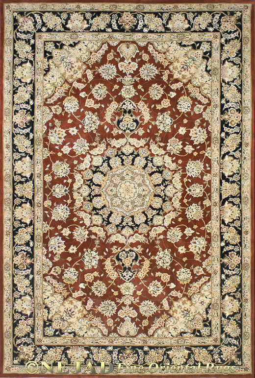 SP011BRBK Tabriz rug detail