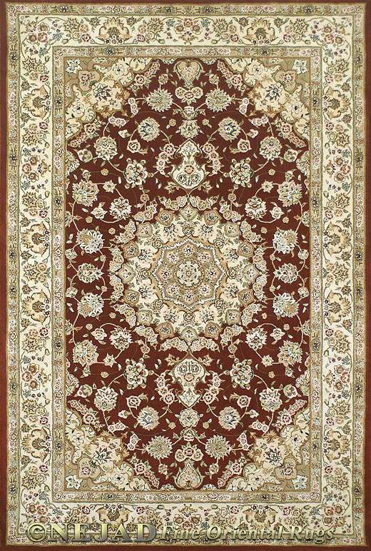 SP011BRIY Tabriz rug detail