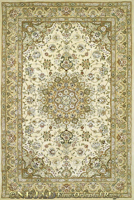 SP011IYBG Tabriz rug detail