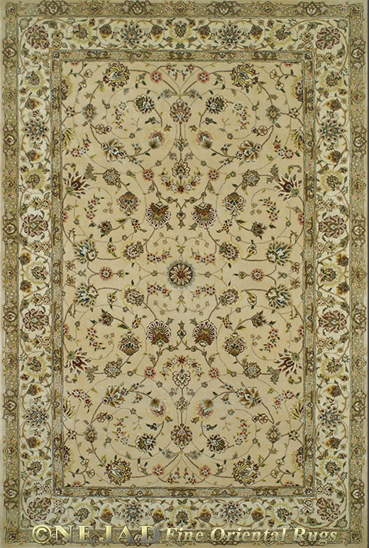 SP015BGIY Tabriz rug detail