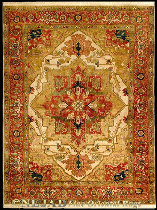 T061GORT Desert Serapi rug
 << Click Rug to Go Back 