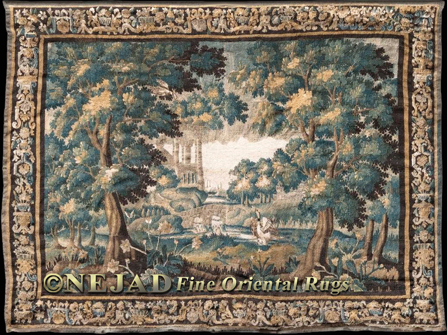 17th Century Flemish Verdure Tapestry