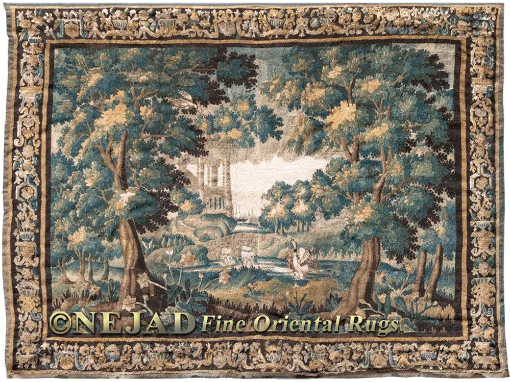 Antique Flemish Tapestry - Nejad Rugs